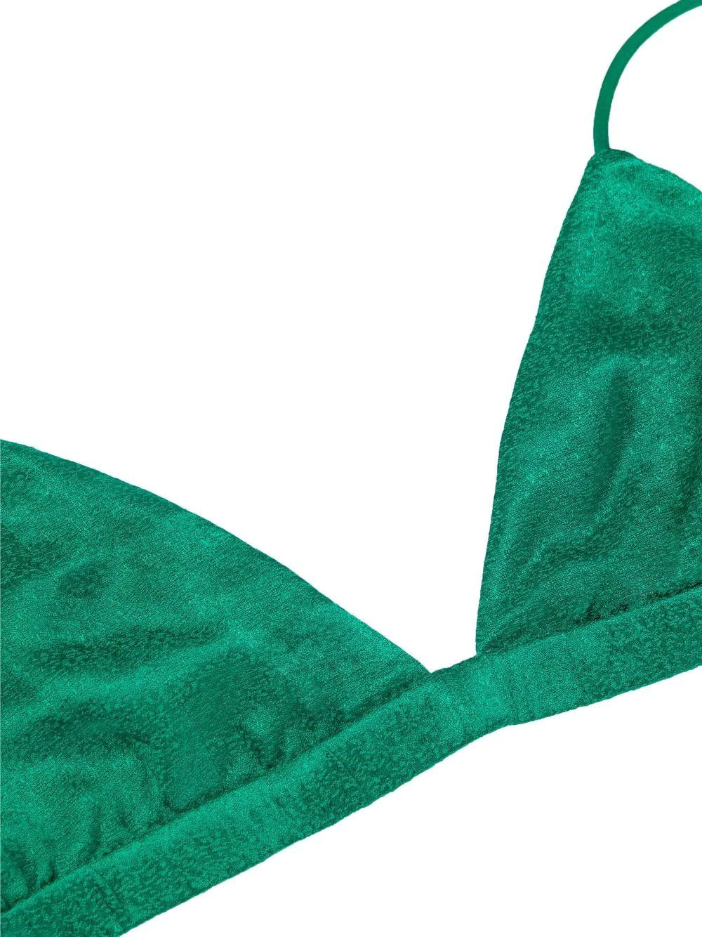 Cupro Bra in Emerald Green – Lisa Von Tang